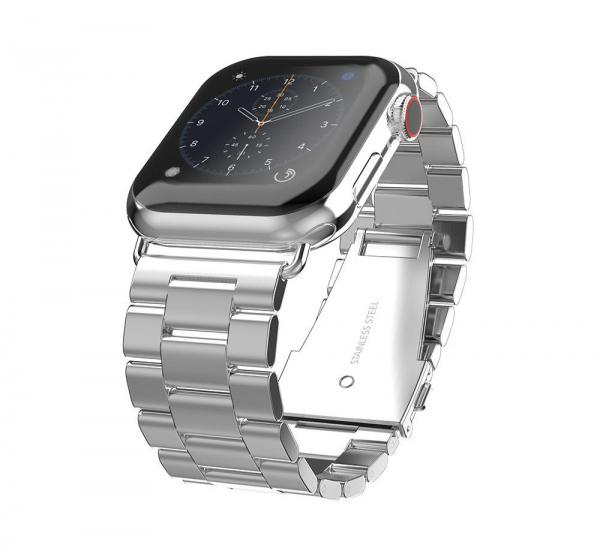 Swissten - Metal Band for Apple Watch 42-49mm (silver) 