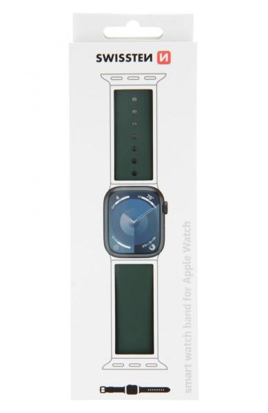 Swissten - Silicone Band for Apple Watch 38-41mm (green),swissten,silicone,band,for,apple,watch,3841mm,(green),pulseira,em,silicone,para,o,apple,watch,3841mm