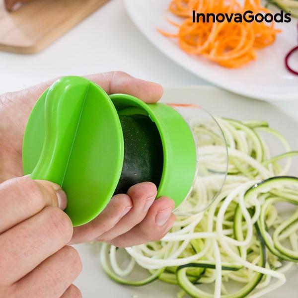 Cortador de Verduras em Espiral Mini Spiralicer,cortador,de,verduras,em,espiral,mini,spiralicerum,utensilio,de,cozinha,muito,comodo,e,pratico,para,preparar,facilmente,os,acompanhamentos,mais,criativos,este,cortador,de,verduras,manual,nao,pode,falta