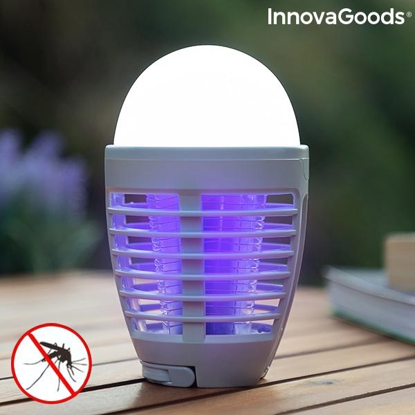 Lâmpada antimosquitos recarregável com LED 2 em 1 Kl Bulb