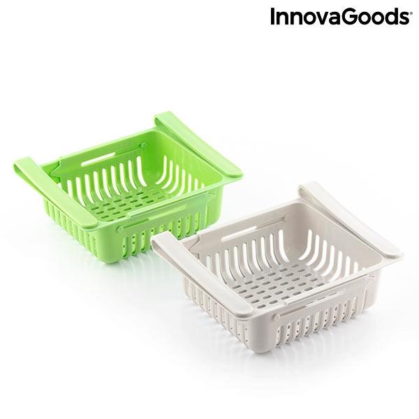 Organizador de Frigorífico Ajustável Friwer (pack de 2),organizador,de,frigorifico,ajustavel,friwer,(pack,de,2)um,conjunto,de,2,caixas,de,arrumacao,ajustaveis,que,permitem,otimizar,o,espaco,disponivel,e,manter,a,ordem,dentro,do,frigorifico,alem,disso,sao,f