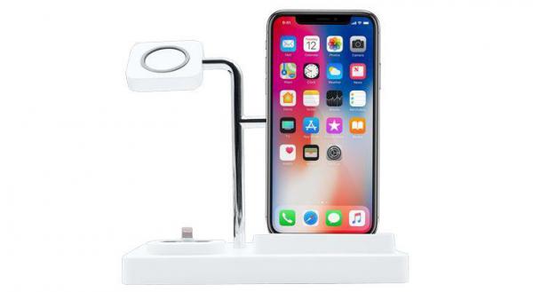 Macally - Stand 3in1 Apple Watch/iPhone/AirPods (white),macally,stand,3in1,apple,watch/iphone/airpods,(white)stand,para,carregamento,de,um,apple,watch,iphone,e,airpods,requer,o,uso,dos,cabos,de,carregamento,originais,que,ficam,escondidos,dentro,da,estrutur