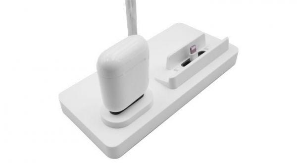 Macally - Stand 3in1 Apple Watch/iPhone/AirPods (white),macally,stand,3in1,apple,watch/iphone/airpods,(white)stand,para,carregamento,de,um,apple,watch,iphone,e,airpods,requer,o,uso,dos,cabos,de,carregamento,originais,que,ficam,escondidos,dentro,da,estrutur