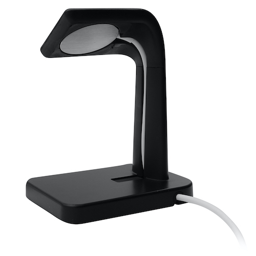 Macally - Apple Watch Stand (black),macally,apple,watch,stand,(black)stand,para,apple,watch,em,metal,com,partes,em,silicone/borracha,requer,a,utilizacao,do,cabo,de,carregamento,original,do,apple,watch,para,carregar,que,fica,escondido,nu