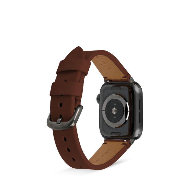 Artwizz - WatchBand Leather Apple Watch 42/44mm (brown),artwizz,watchband,leather,apple,watch,42/44mm,(brown)pulseira,em,cabedal,para,o,apple,watch,4,(44,mm),e,apple,watch,13,(42,mm),ajustavel,para,pulsos,de,141,a,215,mm