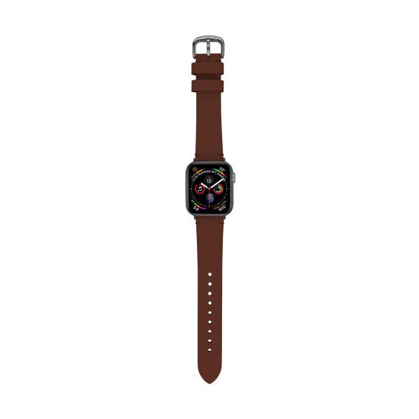 Artwizz - WatchBand Leather Apple Watch 42/44mm (brown),artwizz,watchband,leather,apple,watch,42/44mm,(brown)pulseira,em,cabedal,para,o,apple,watch,4,(44,mm),e,apple,watch,13,(42,mm),ajustavel,para,pulsos,de,141,a,215,mm