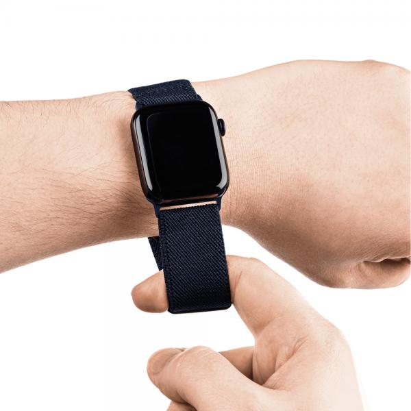 Artwizz - Watchband Flex Apple Watch 42/44mm (blue),artwizz,watchband,flex,apple,watch,42/44mm,(blue)pulseira,para,apple,watch,em,polyester,textil,resistente,a,agua,e,respiravel,É,ajustavel,para,pulsos,de,141,a,215,mm