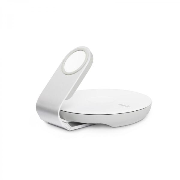 Moshi - Travel Stand for Apple Watch,moshi,travel,stand,for,apple,watchsuporte,em,aluminio,para,o,apple,watch,com,braco,que,recolhe,para,facilitar,o,transporte,o,cabo,de,carregamento,(nao,incluido),pode,ser,enrolado,dentro,do,suporte,e,c