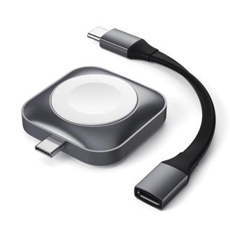 Satechi - USB-C Magnetic Charg. Dock for Apple Watch (sg),satechi,usbc,magnetic,charg,dock,for,apple,watch,(sg)doca,com,disco,de,carregamento,do,apple,watch,liga,a,qualquer,porta,usbc,alimentada,(portateis,carregadores,usbc,etc),pode,ser,ligada,directamente,