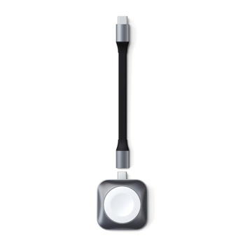 Satechi - USB-C Magnetic Charg. Dock for Apple Watch (sg),satechi,usbc,magnetic,charg,dock,for,apple,watch,(sg)doca,com,disco,de,carregamento,do,apple,watch,liga,a,qualquer,porta,usbc,alimentada,(portateis,carregadores,usbc,etc),pode,ser,ligada,directamente,