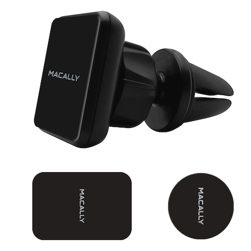 Macally - Magnetic Car Air Vent Mount Flex,macally,magnetic,car,air,vent,mount,flexsuporte,que,se,fixa,a,grelha,de,ventilacao,do,carro,o,iphone/smartphone,e,adere,ao,suporte,de,forma,magnetica,e,pode,ser,usado,com,ou,sem,capa,de,proteccao,incl