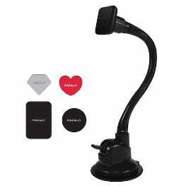 Macally - Car Suction Magnetic Phone Mount,macally,car,suction,magnetic,phone,mountsuporte,que,se,fixa,por,ventosa,ao,vidro,ou,ao,tablier,do,carro,com,braco,flexivel,de,31cm,o,iphone/smartphone,e,preso,ao,suporte,de,forma,magnetica,e,pode,ser,