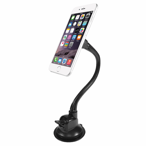 Macally - Car Suction Magnetic Phone Mount,macally,car,suction,magnetic,phone,mountsuporte,que,se,fixa,por,ventosa,ao,vidro,ou,ao,tablier,do,carro,com,braco,flexivel,de,31cm,o,iphone/smartphone,e,preso,ao,suporte,de,forma,magnetica,e,pode,ser,