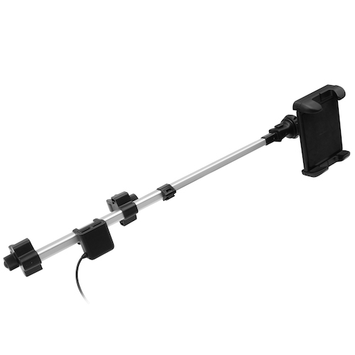 Macally - Suporte carro para tablet HRMount Pro w/ charger,macally,suporte,carro,para,tablet,hrmount,pro,w/,chargersuporte,para,suspender,um,ipad/tablet,ate,11,nas,traseiras,dos,ferros,do,encosto,de,cabeca,da,cadeira,de,um,carro,ideal,para,visionar,filmes,no,