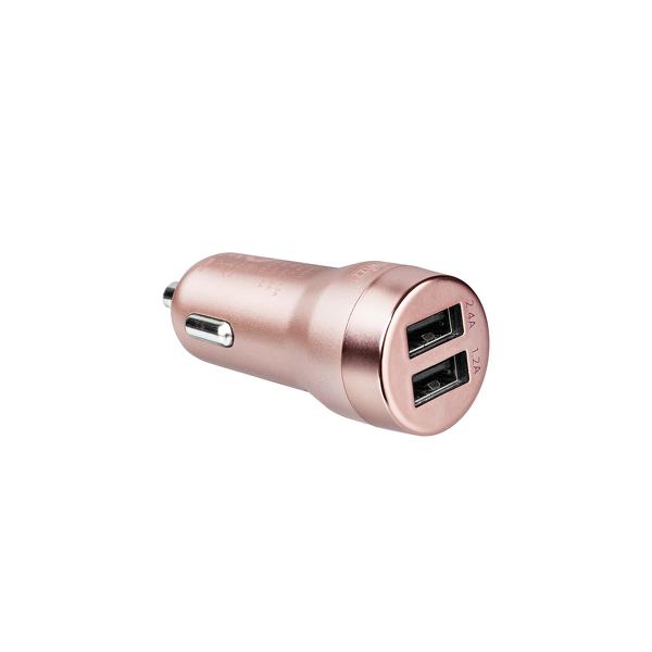 Artwizz - CarPlug Double (rosegold),artwizz,carplug,double,(rosegold)carregador,auto,com,2,portas,usb,(uma,de,12a,e,outra,de,24a),compativel,com,ipod,iphone,e,ipad,smartphones,e,tablets