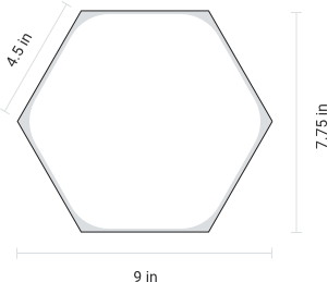 Nanoleaf - Shapes Hexagons Kit (starter+15 panels),nanoleaf,shapes,hexagons,kit,(starter+15,panels)paineis,de,luz,hexagonais,que,se,conectam,entre,si,ate,21,unidades,por,carregador,ac,(e,511,unids,no,total),controlaveis,por,wifi,têm,um,sensor,audio,p