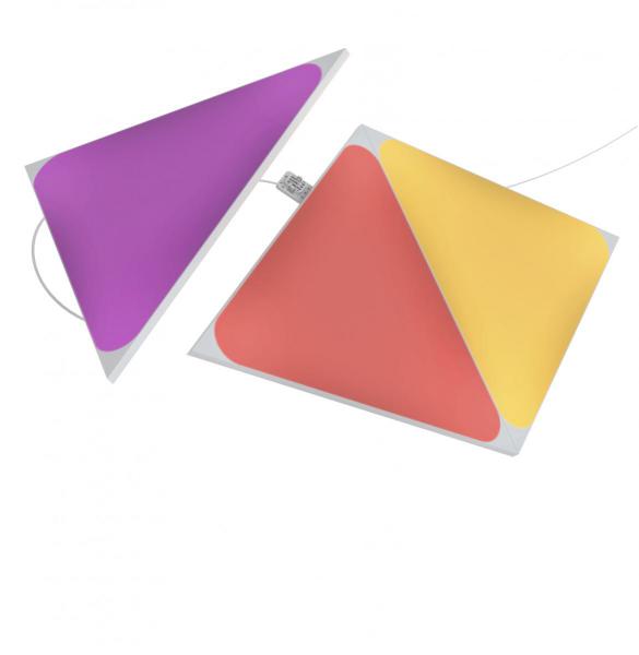 Nanoleaf - Shapes Triangles Expansion Pck (3 panels),nanoleaf,shapes,triangles,expansion,pck,(3,panels)conjunto,de,3,paineis,triangles,para,acrescentar,a,uma,instalacao,shapes,ja,existente,requer,o,starter,kit