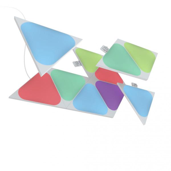 Nanoleaf - Shapes Triangles Mini Expansion Pck (10 panels),nanoleaf,shapes,triangles,mini,expansion,pck,(11,panels)conjunto,de,11,paineis,triangles,mini,para,acrescentar,a,uma,instalacao,shapes,ja,existente,requer,o,starter,kit