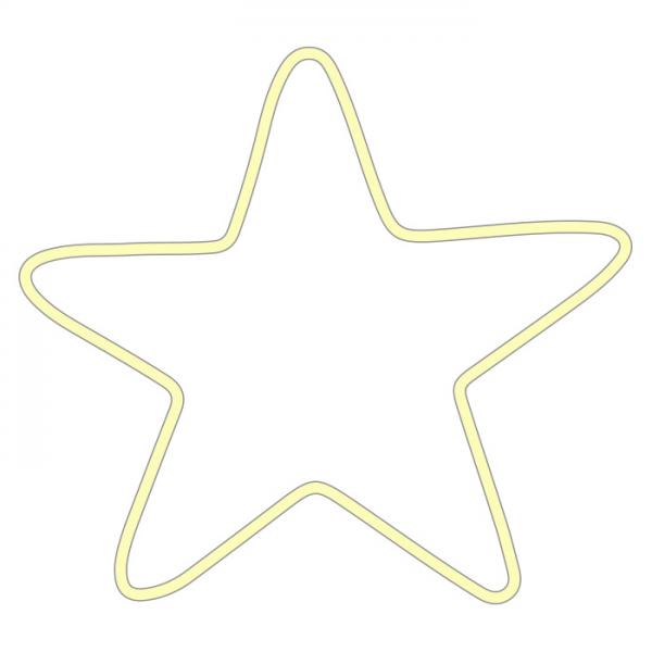 Candy Shock - Led Sign  40 Star (warm white)