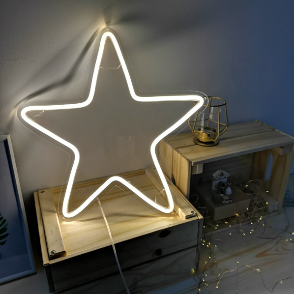 Candy Shock - Led Sign  40 Star (warm white),candy,shock,led,sign,41,star,(warm,white)fita,de,luz,led,flexivel,com,base,em,acrilico,transparente,e,tubo,em,silicone,de,cor,semitransparente,serve,como,luz,e,elemento,decorativo,extremamente,apelati