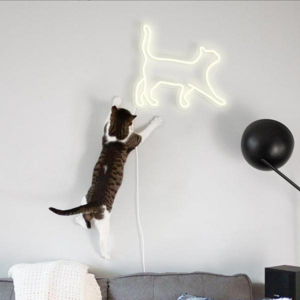 Candy Shock - Led Sign  40 Cat (warm white),candy,shock,led,sign,41,cat,(warm,white)fita,de,luz,led,flexivel,com,base,em,acrilico,transparente,e,tubo,em,silicone,de,cor,semitransparente,serve,como,luz,e,elemento,decorativo,extremamente,apelativ