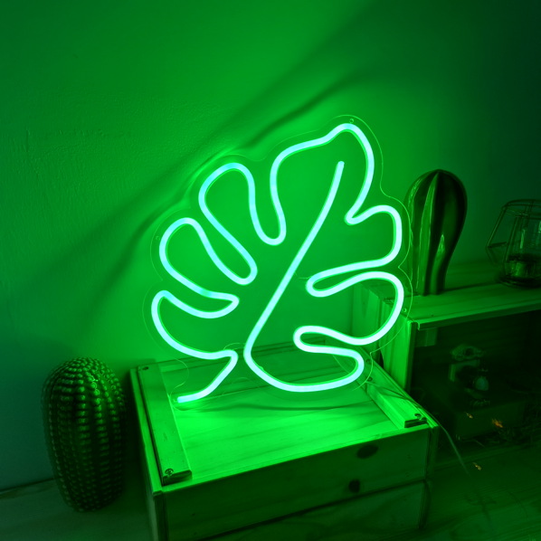 Candy Shock - Led Sign  40 Leaf (green),candy,shock,led,sign,41,leaf,(green)fita,de,luz,led,flexivel,com,base,em,acrilico,transparente,e,tubo,em,silicone,de,cor,semitransparente,serve,como,luz,e,elemento,decorativo,extremamente,apelativo,e,