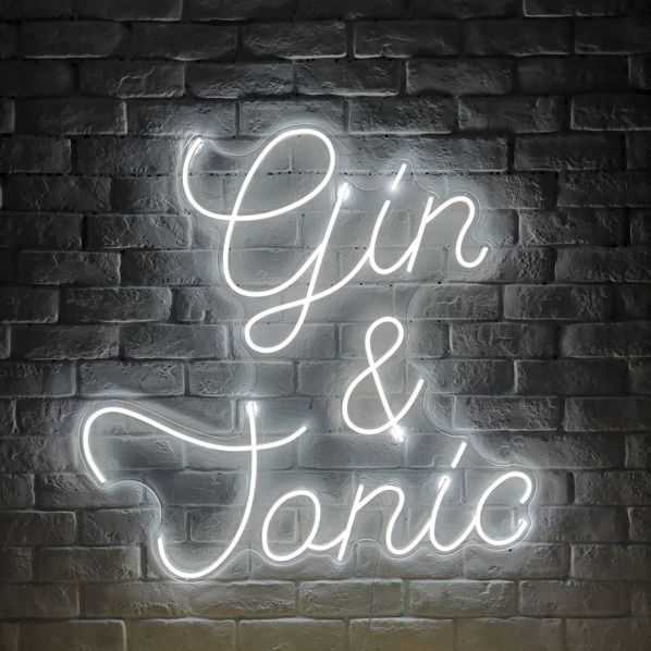 Candy Shock - Led Sign  80 Gin & Tonic (cold white),candy,shock,led,sign,81,gin,&,tonic,(cold,white)fita,de,luz,led,flexivel,com,base,em,acrilico,transparente,e,tubo,em,silicone,de,cor,semitransparente,serve,como,luz,e,elemento,decorativo,extremamen