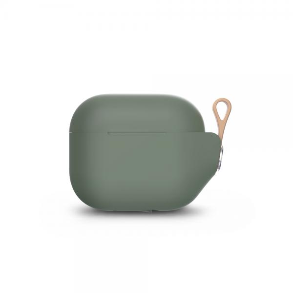 Moshi - Pebbo AirPods 3 (mint green),moshi,pebbo,airpods,3,(mint,green)bolsa,com,revestimento,lintguard,que,evita,a,aderência,de,po,e,sujidade,permite,o,carregamento,wireless,e,visionamento,da,luz,led,inclui,fita,para,pulso