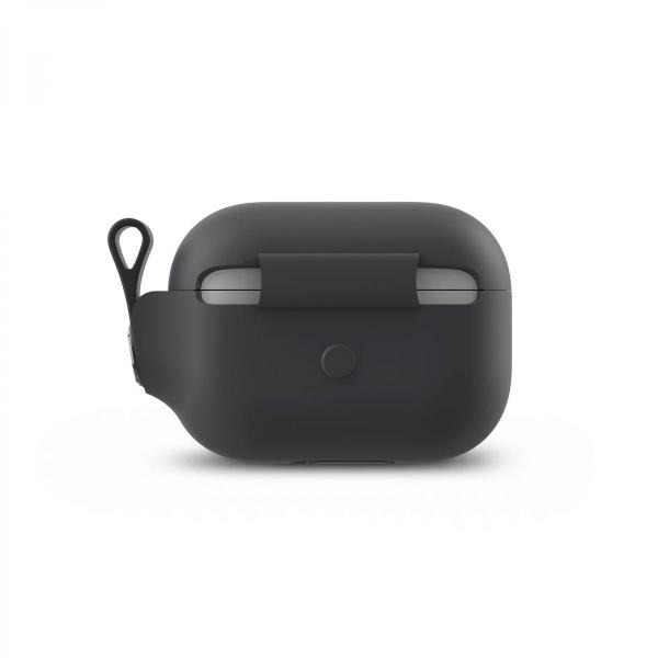 Moshi - Pebbo AirPods Pro (shadow black),moshi,pebbo,airpods,pro,(shadow,black)bolsa,com,revestimento,lintguard,que,evita,a,aderência,de,po,e,sujidade,permite,o,carregamento,wireless,e,visionamento,da,luz,led,inclui,fita,para,pulso