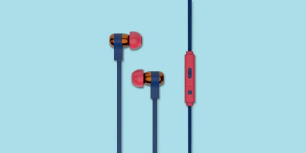 Tribe - Earphones Swing DC Comics (superman),tribe,earphones,swing,dc,comics,(superman)earphones,com,microfone,e,botao,de,regulacao,de,volume,o,cabo,e,de,perfil,plano,flat