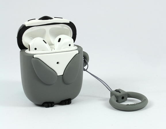 Mojipower - Bolsa para AirPods Penguin,mojipower,bolsa,para,airpods,penguinbolsa,para,colocar,os,apple,airpods,tem,textura,aborrachada,e,dimensoes,51,x,75,x,26,cm