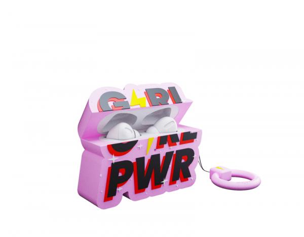 Mojipower - Bolsa para AirPods Pro Girl Power