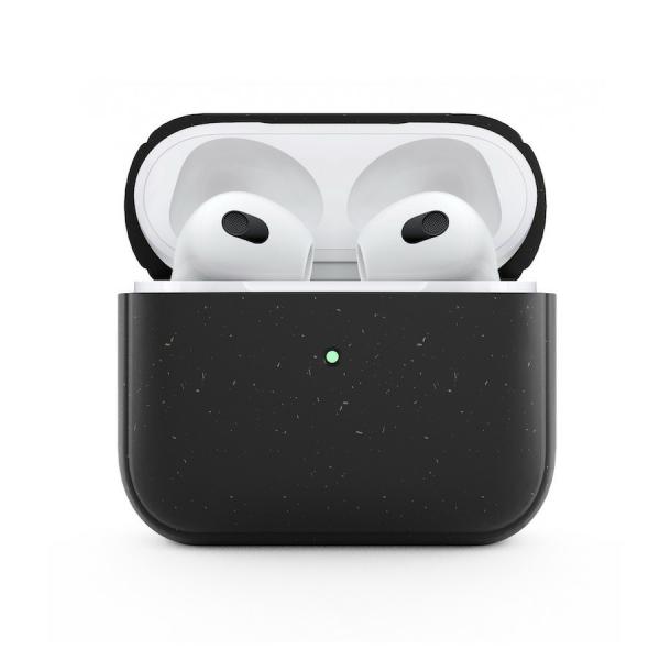 Woodcessories - Bio AirPods 3 (black),woodcessories,bio,airpods,3,(black)bolsa,para,airpods,fabricada,em,material,organico,a,base,de,palha,e,trigo,com,tratamento,antibacteriano,que,evita,em,999%,o,desenvolvimento,de,germes,permite,carrega