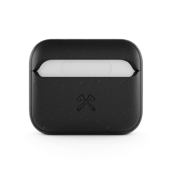 Woodcessories - Bio AirPods 3 (black),woodcessories,bio,airpods,3,(black)bolsa,para,airpods,fabricada,em,material,organico,a,base,de,palha,e,trigo,com,tratamento,antibacteriano,que,evita,em,999%,o,desenvolvimento,de,germes,permite,carrega