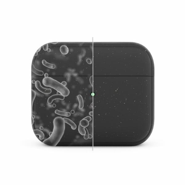 Woodcessories - Bio AirPods 3 (black),woodcessories,bio,airpods,3,(black)bolsa,para,airpods,fabricada,em,material,organico,a,base,de,palha,e,trigo,com,tratamento,antibacteriano,que,evita,em,999%,o,desenvolvimento,de,germes,permite,carrega