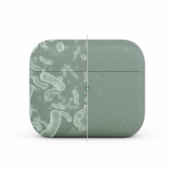 Woodcessories - Bio AirPods 3 (midnight green),woodcessories,bio,airpods,3,(midnight,green)bolsa,para,airpods,fabricada,em,material,organico,a,base,de,palha,e,trigo,com,tratamento,antibacteriano,que,evita,em,999%,o,desenvolvimento,de,germes,permit