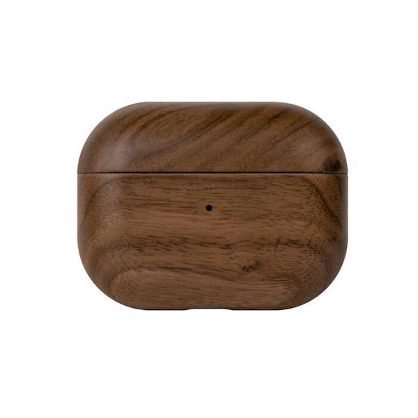 Woodcessories - Wood AirPods Pro              ,woodcessories,wood,airpods,pro,capa,para,airpods,pro,em,madeira,tem,orificios,para,colocar,fita,de,suspensao,(nao,incluida),suporta,carregamento,qi