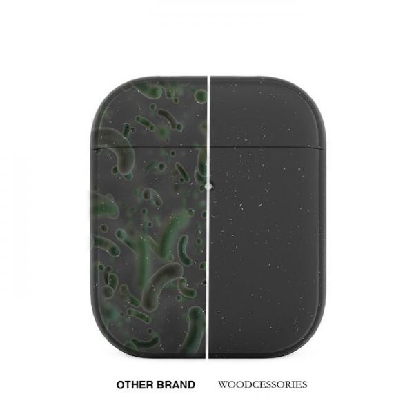 Woodcessories - Bio AirPods 1/2 (black),woodcessories,bio,airpods,1/2,(black)bolsa,para,airpods,fabricada,em,material,organico,a,base,de,palha,e,trigo,com,tratamento,antibacteriano,que,evita,em,999%,o,desenvolvimento,de,germes,permite,carre