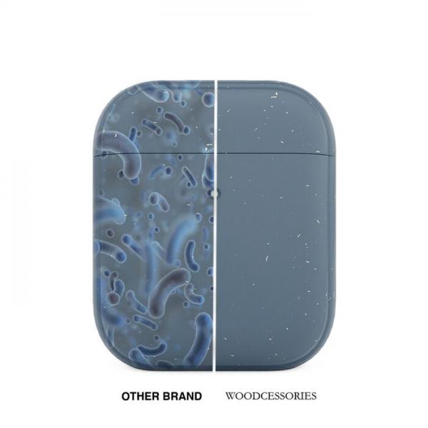 Woodcessories - Bio AirPods 1/2 (navy blue)  ,woodcessories,bio,airpods,1/2,(navy,blue),bolsa,para,airpods,fabricada,em,material,organico,a,base,de,palha,e,trigo,com,tratamento,antibacteriano,que,evita,em,999%,o,desenvolvimento,de,germes,permite,