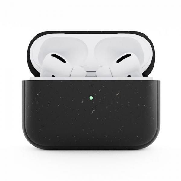 Woodcessories - Bio AirPods Pro (black)  ,woodcessories,bio,airpods,pro,(black),bolsa,para,airpods,pro,fabricada,em,material,organico,a,base,de,palha,e,trigo,com,tratamento,antibacteriano,que,evita,em,999%,o,desenvolvimento,de,germes,permite,