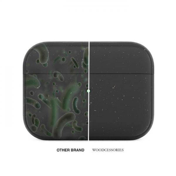 Woodcessories - Bio AirPods Pro (black)  ,woodcessories,bio,airpods,pro,(black),bolsa,para,airpods,pro,fabricada,em,material,organico,a,base,de,palha,e,trigo,com,tratamento,antibacteriano,que,evita,em,999%,o,desenvolvimento,de,germes,permite,