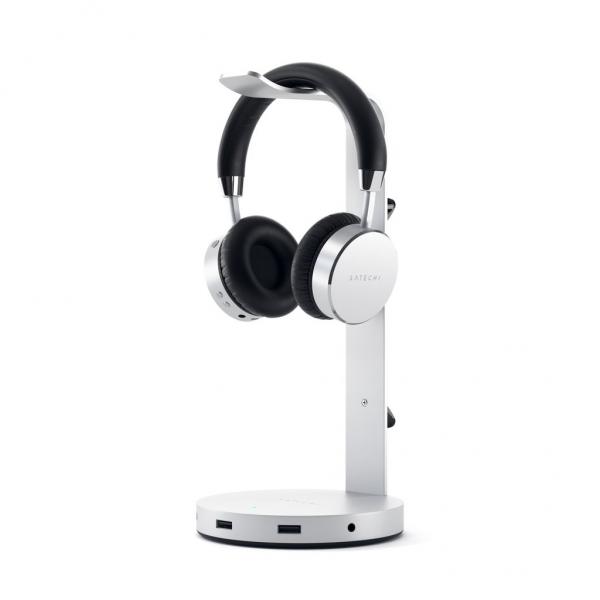 Satechi - Aluminum USB Headphone Stand (silver)