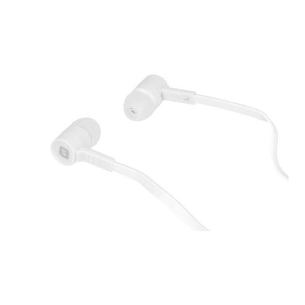 Swissten - Earbuds Rainbow YS-D2 (white),swissten,earbuds,rainbow,ysd2,(white)earphones,+,microfone,com,ligacao,minijack,e,cabo,flat,de,12m