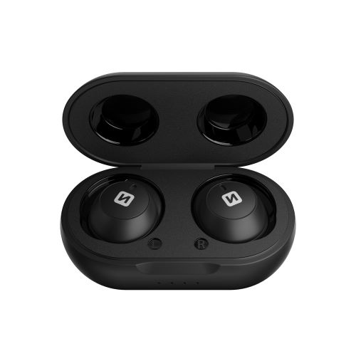 Swissten - Stonebuds (black),swissten,stonebuds,(black)earphones,bluetooth,v51,carregam,na,sua,bolsa,têm,autonomia,para,25,hrs,de,funcionamento,inclui,cabo,usb,para,ligacao,da,bolsa,a,um,carregador,ac,ou,computador,tem,tempo,de,