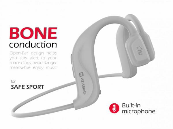 Swissten - Bluetooth Earphones Bone Conduction (white),swissten,bluetooth,earphones,bone,conduction,(white)earphones,bluetooth,que,usam,tecnologia,de,conducao,ossea,transmitindo,as,vibracoes,atraves,da,estrutura,ossea,da,cara,ate,ao,ouvido,interno,sem,eli