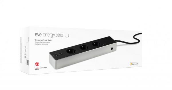 eve - Eve Energy Strip,eve,eve,energy,stripextensao,ac,em,aluminio,com,3,fichas,ac,controlavel,por,apple,homekit,(em,equipamentos,ios,como,iphone,ipad,apple,watch,homepod),permite,medir,o,consumo,de,energia,ligar/desligar,o