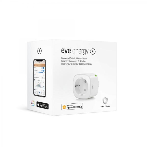 eve - Eve Energy,eve,eve,energyficha,que,se,coloca,numa,tomada,ac,e,onde,se,liga,um,equipamento,electrico,e,que,mede,o,consumo,de,energia,permite,ligar/desligar,remotamente,e,definir,regras,É,compativel,com,o,apple,h