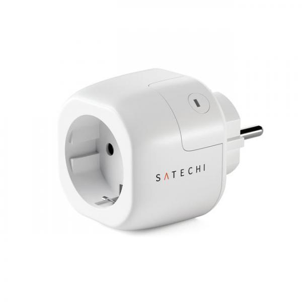 Satechi - Smart Outlet (EU),satechi,smart,outlet,(eu)ficha,ac,controlavel,por,apple,homekit,(em,equipamentos,ios,como,iphone,ipad,apple,watch,homepod),permite,medir,o,consumo,de,energia,ligar/desligar,os,equipamentos,nela,ligado