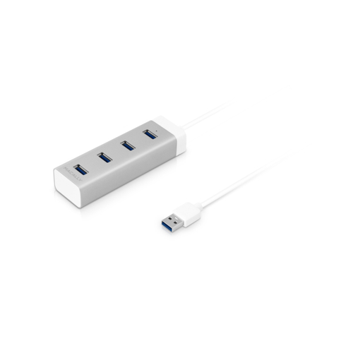 Macally - U3HubA (4x USB3),macally,u3huba,(4x,usb3)hub,usb3,com,4,portas,alimentado,pela,porta,usb,com,luz,led,indicadora,de,corrente,É,tambem,compativel,com,equipamentos,usb2