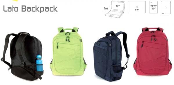 Tucano - Lato Backpack (black),tucano,lato,backpack,(black)mochila,compativel,com,portateis,ate,17,tem,uma,bolsa,interior,para,tablet,compartimentos,especificos,para,arrumacao,de,canetas,cartoes,e,outros,documentos,duas,bolsas,em,r